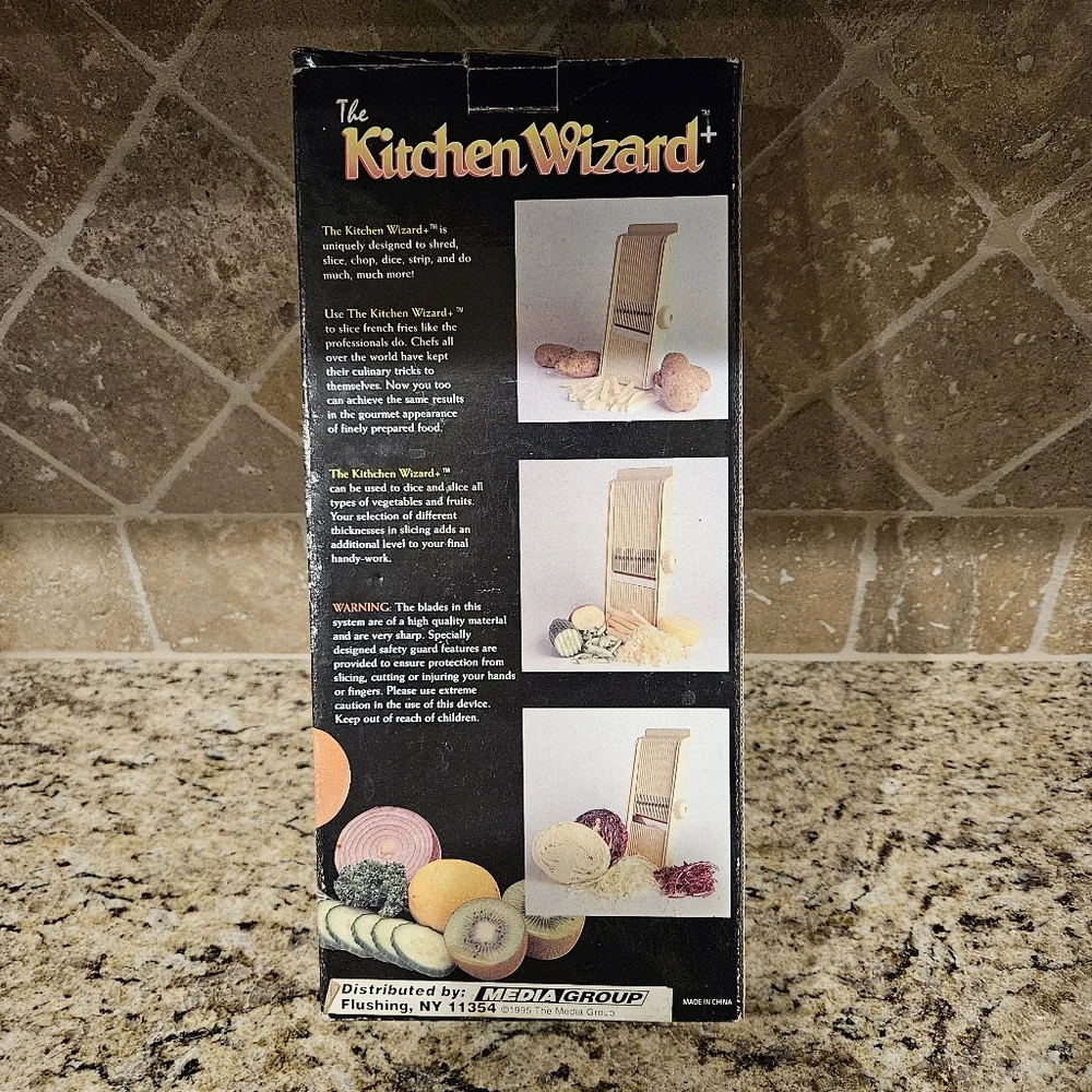 Kitchen Wizard, The Total Slicer, Dicer, Grater, Shredder, Chopper